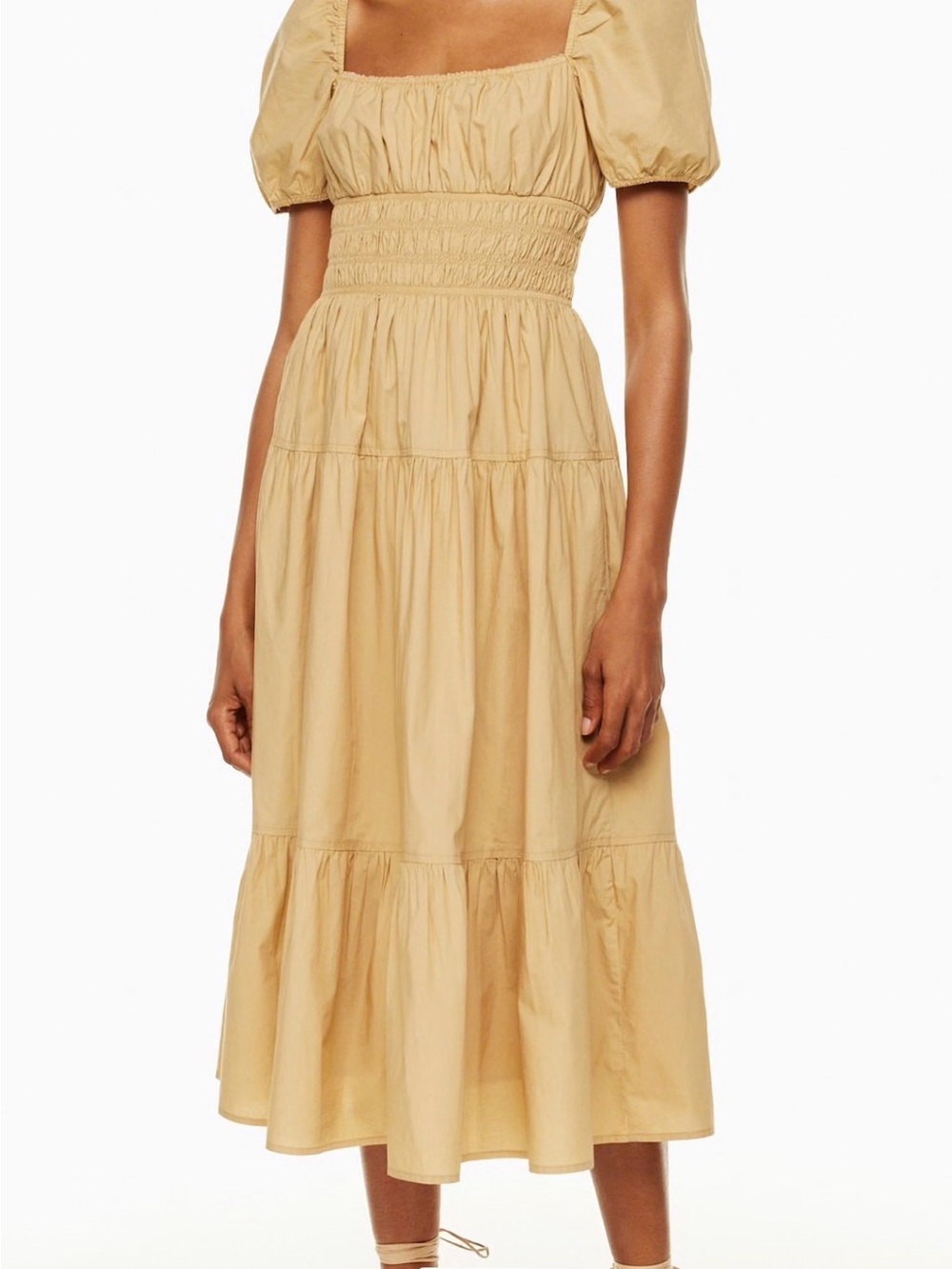 Aritzia Wilfred Allegoria Poplin Dress